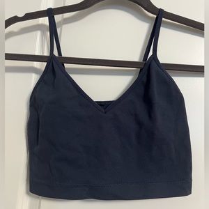 Garage Medium Crop Top - NAVY